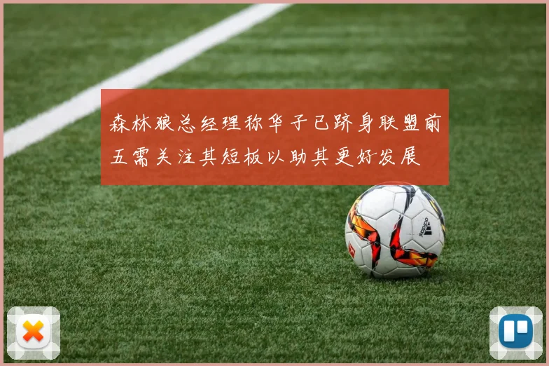 森林狼总经理称华子已跻身联盟前五需关注其短板以助其更好发展